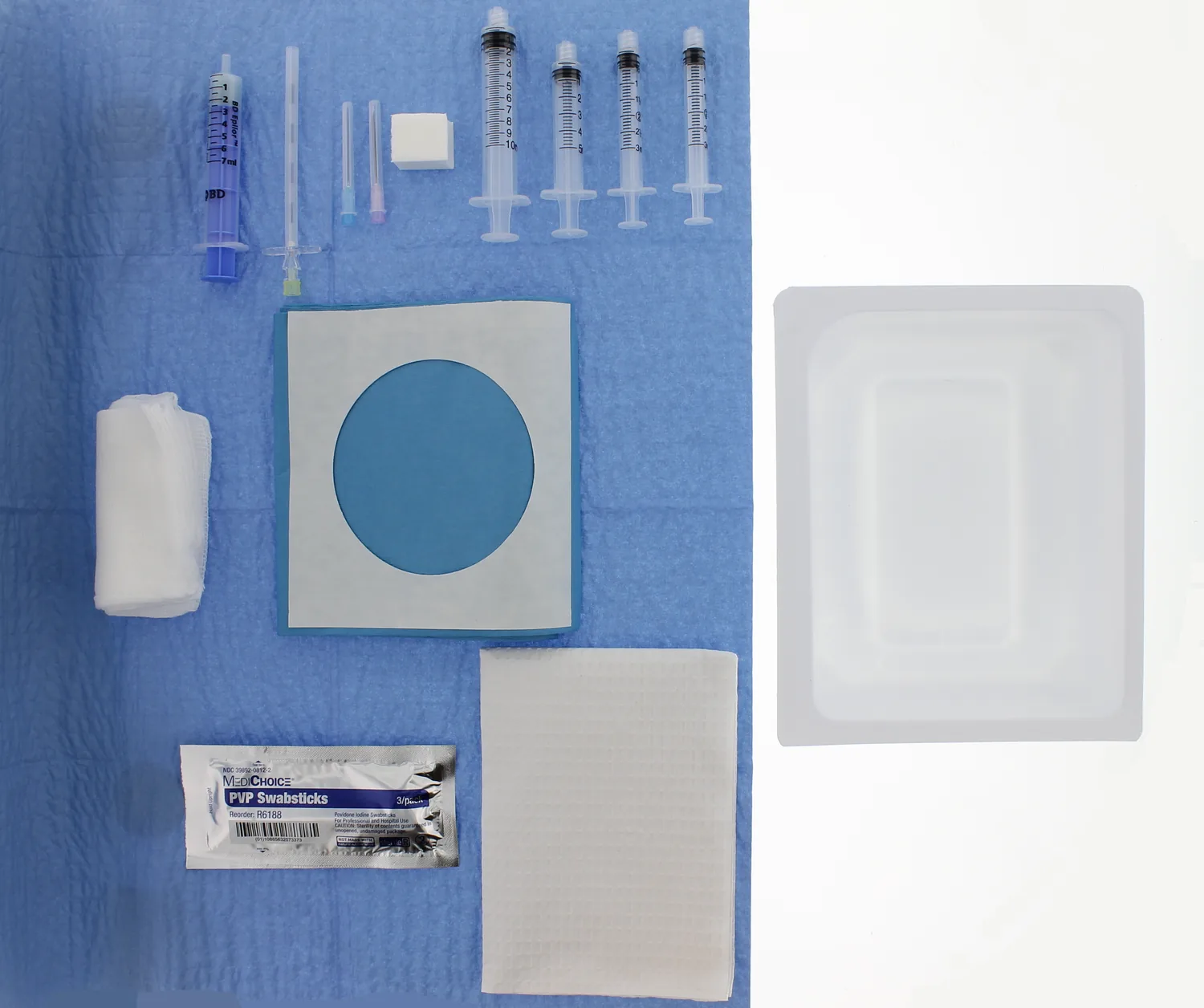 AccuTray™ Epidural Tray w/20g Tuohy Needle